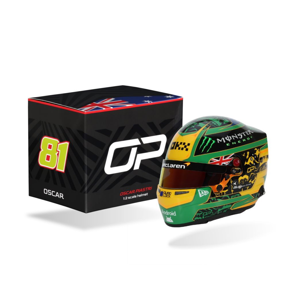BELL Mini Helmet Casque 1:2 - Oscar Piastri - McLaren Formula 1 Team - Australian GP 2025