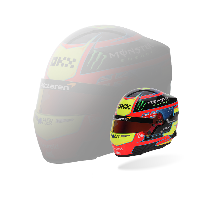 BELL Mini Helmet Casque 1:2 - Oscar Piastri - McLaren Formula 1 Team - 2025