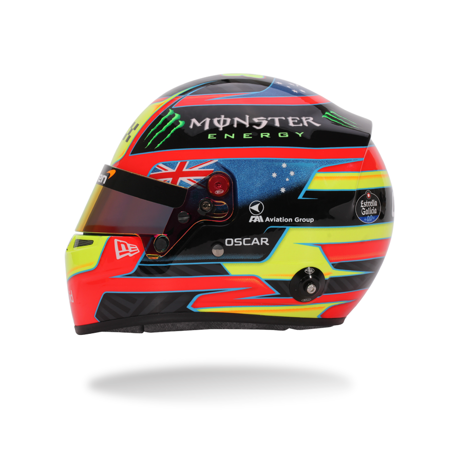 BELL Mini Helmet Casque 1:2 - Oscar Piastri - McLaren Formula 1 Team - 2025