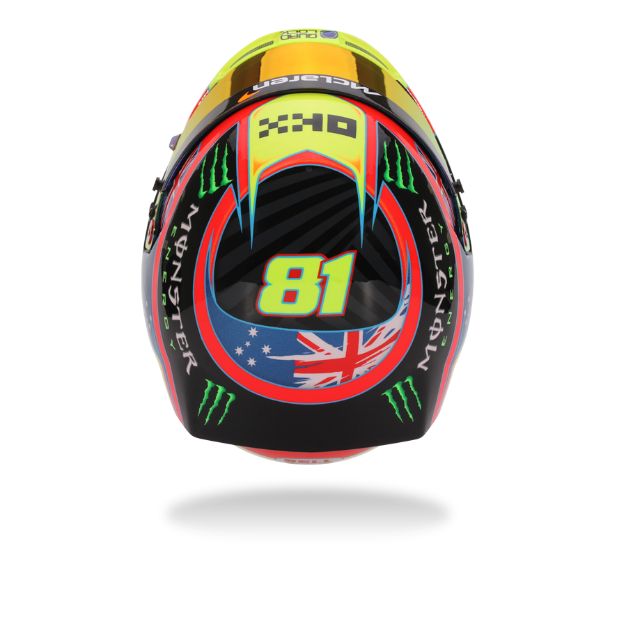 BELL Mini Helmet Casque 1:2 - Oscar Piastri - McLaren Formula 1 Team - 2025