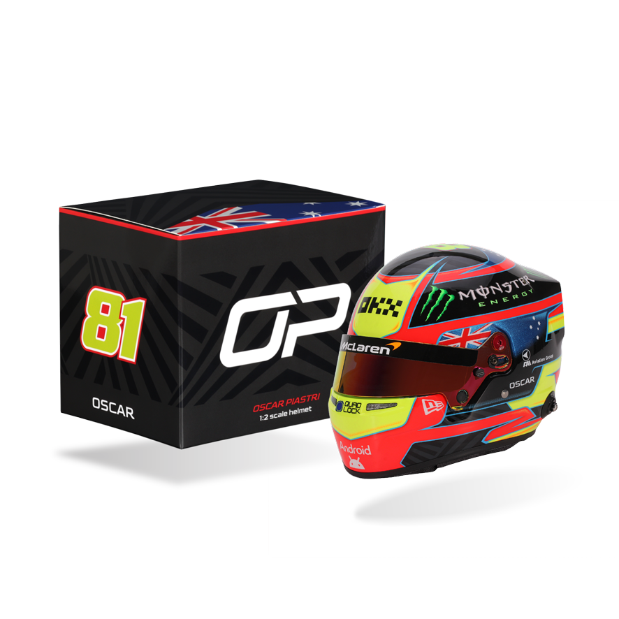 BELL Mini Helmet Casque 1:2 - Oscar Piastri - McLaren Formula 1 Team - 2025