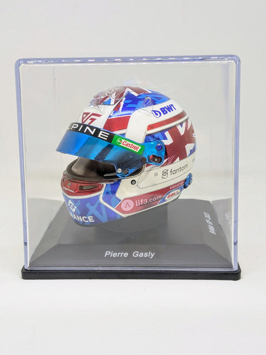 Spark 5HF116 Casque 1:5 - Pierre Gasly - BWT Alpine - British GP 2023