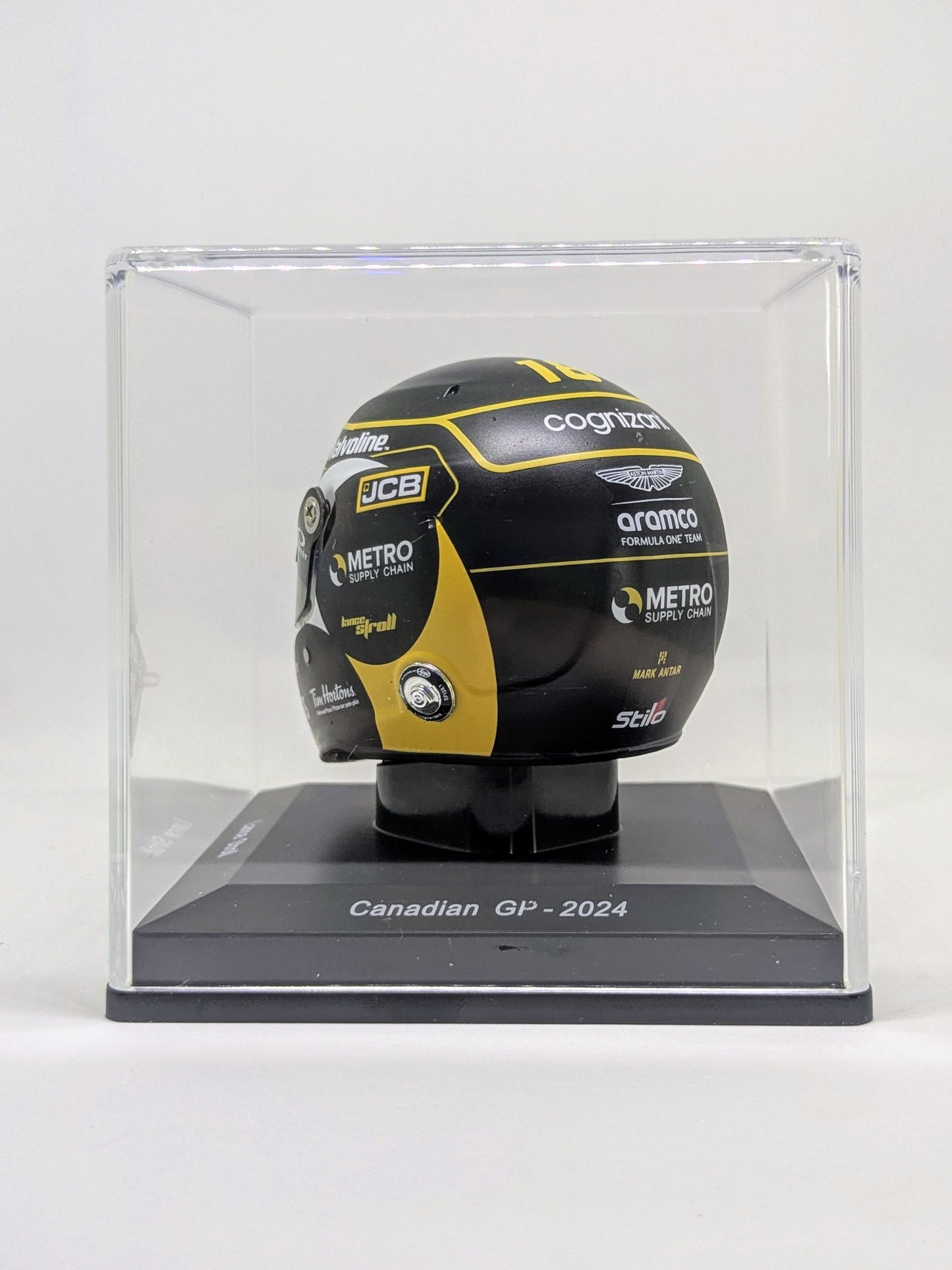 Spark 5HSP116 Casque 1:5 - Lance Stroll - Aston Martin Aramco F1 Team - Canadian GP 2024