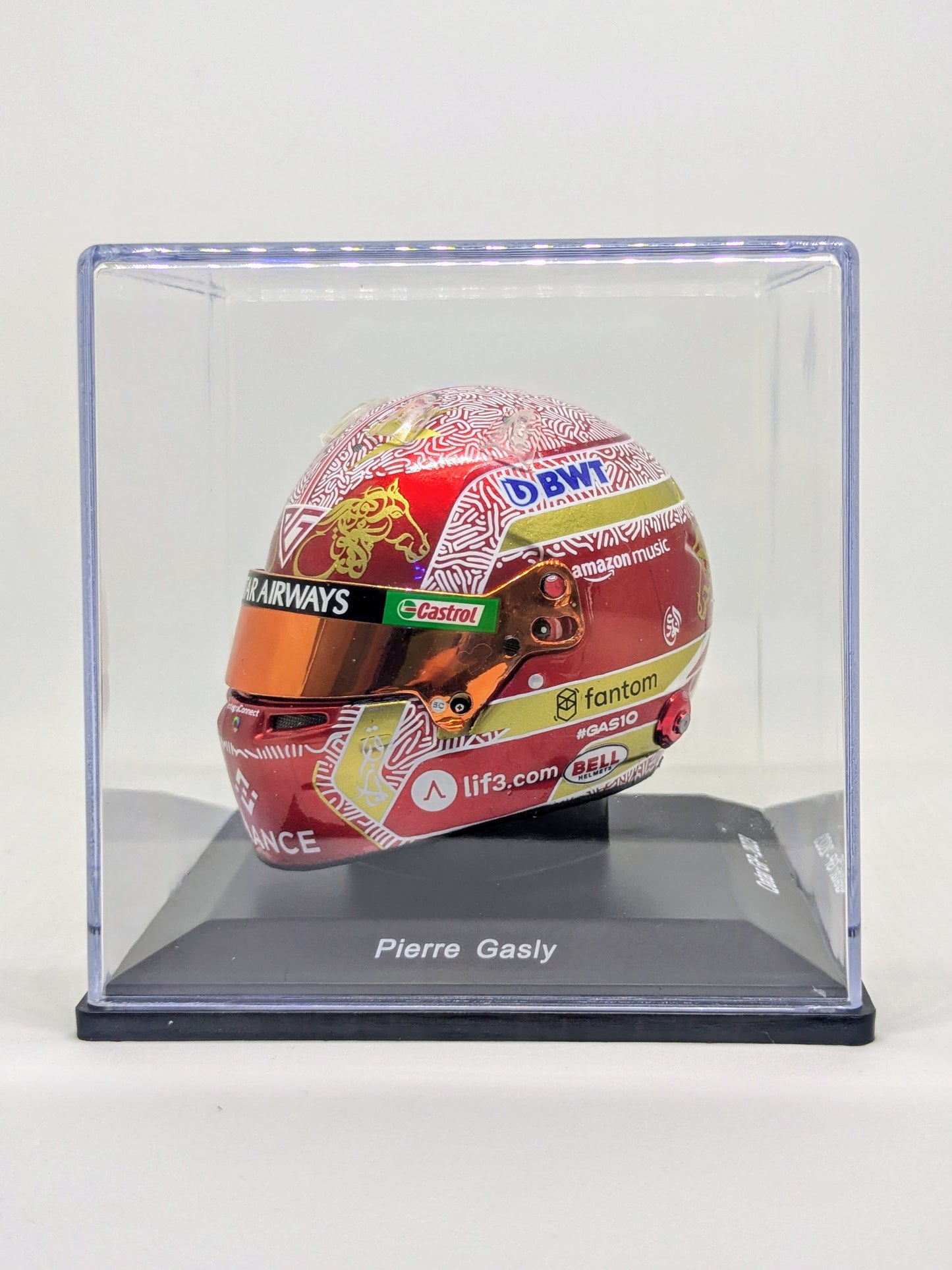 Spark 5HF135 Casque 1:5 - Pierre Gasly - BWT Alpine F1 Team - Qatar GP 2023