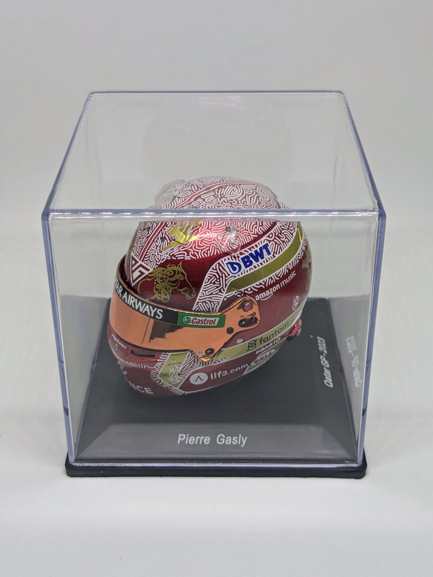 Spark 5HF135 Casque 1:5 - Pierre Gasly - BWT Alpine F1 Team - Qatar GP 2023