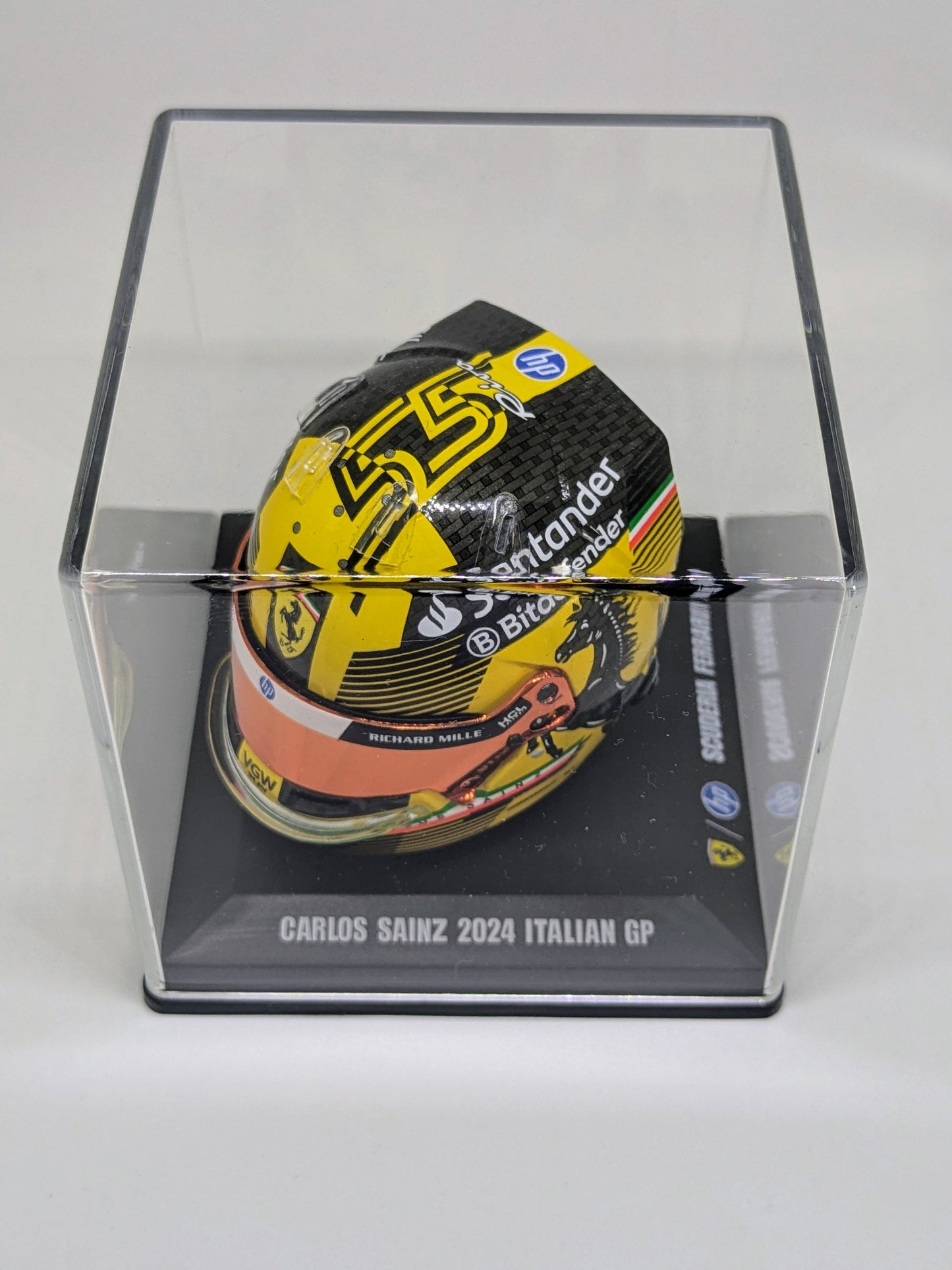 Looksmart LSHEL005 Casque 1:5 - Carlos Sainz Jr - Scuderia Ferrari HP - Italian GP 2024