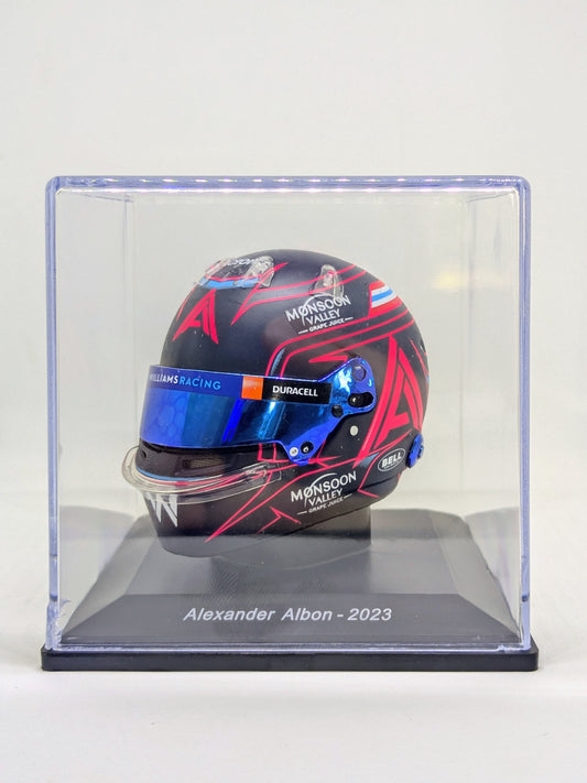 Spark 5HF111 Casque 1:5 - Alexander Albon - Williams Racing 2023