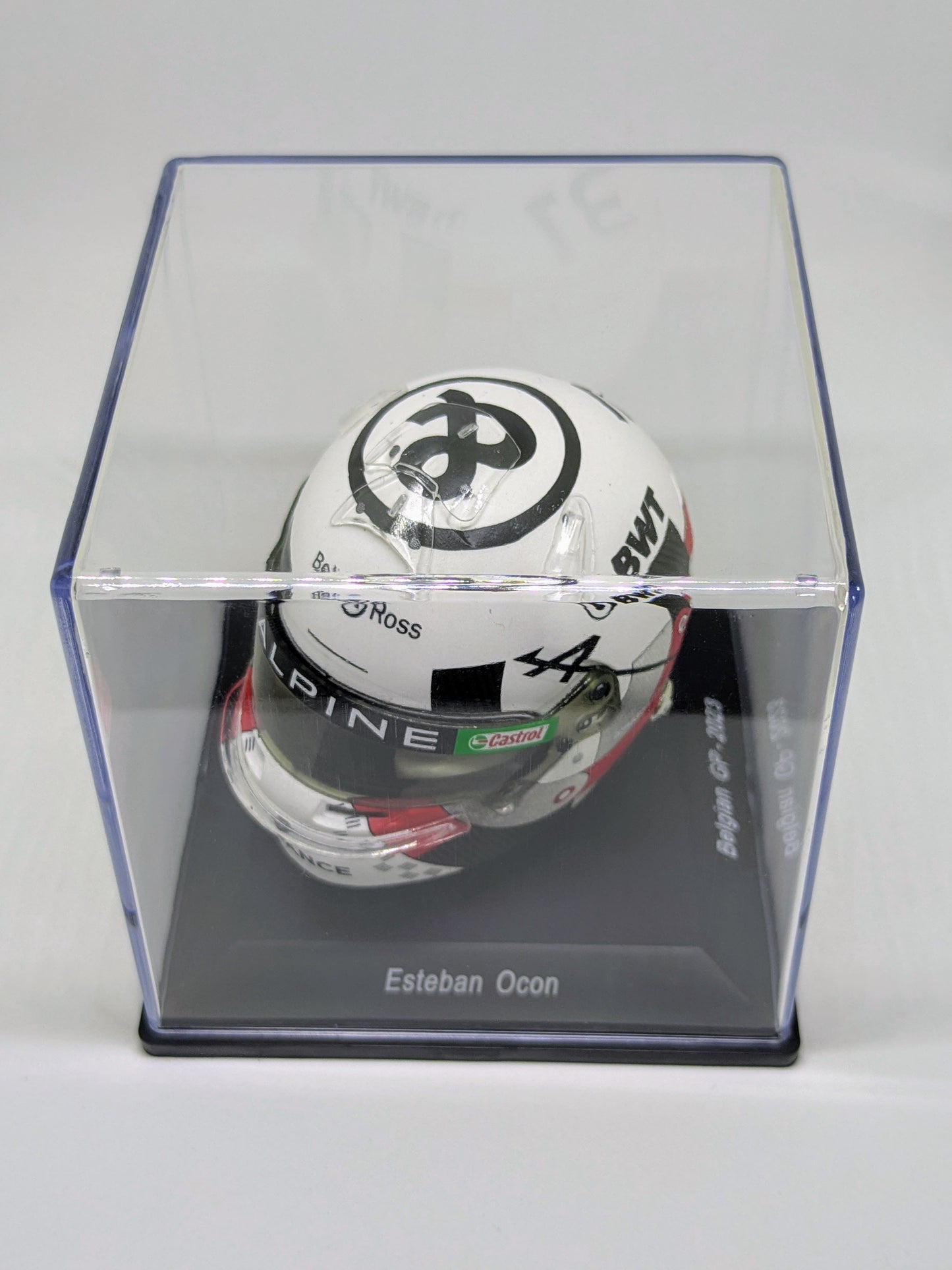 Spark 5HF117 Helmet 1:5 - Esteban Ocon - BWT Alpine F1 Team - Belgian GP 2023