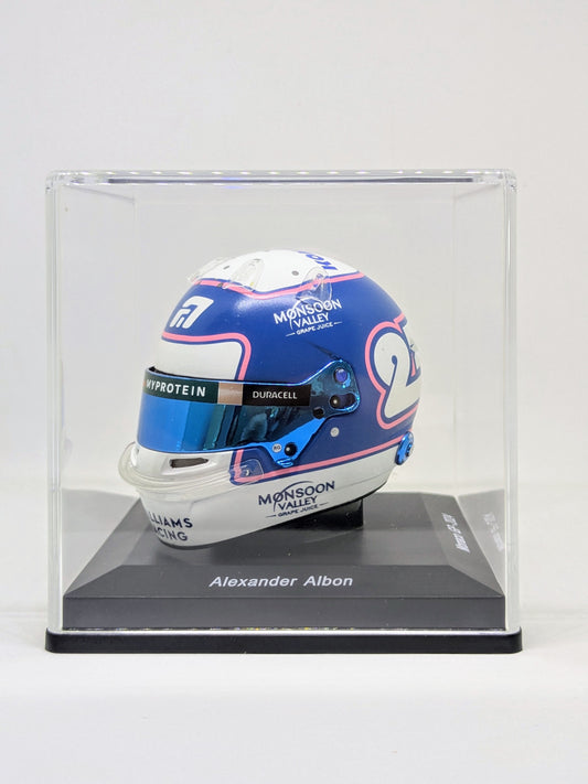 Spark 5HF160 Casque 1:5 - Alexander Albon - Williams Racing - Monaco GP 2024