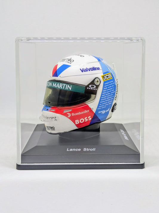 Spark 5HF163 Casque 1:5 - Lance Stroll - Aston Martin Aramco F1 Team - British GP 2024