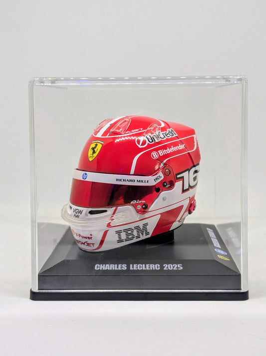 Looksmart LSHEL009 Casque 1:5 - Charles Leclerc – Scuderia Ferrari HP 2025 Season