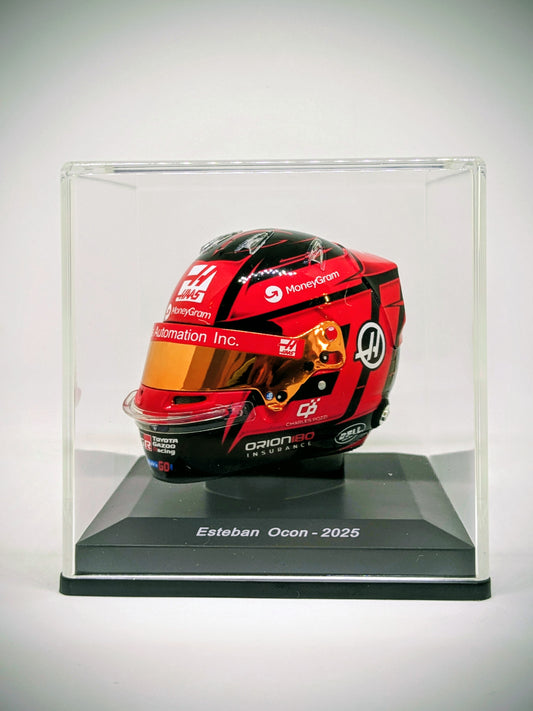 Spark 5HF184 Casque 1:5 - Esteban Ocon - MoneyGram Haas F1 Team 2025