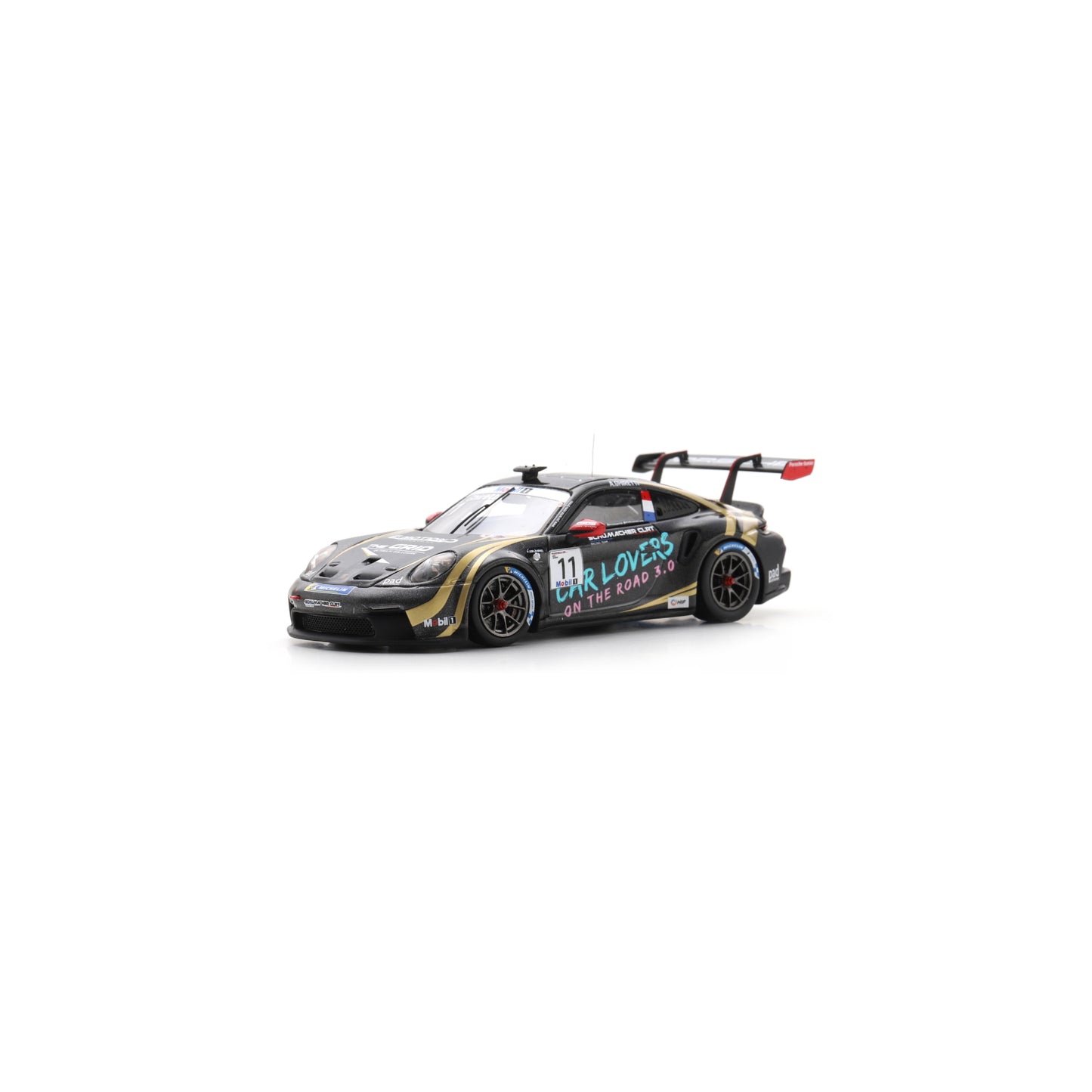 Spark S6339 1:43 - Porsche 911 GT3 Cup No.11 Supercup Driver and Team Champion 2025 Alessandro Ghiretti