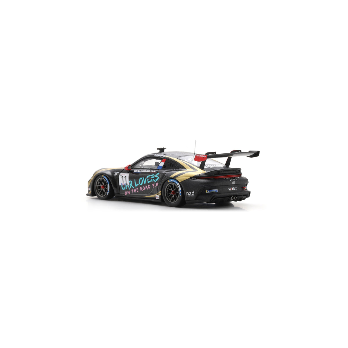Spark S6339 1:43 - Porsche 911 GT3 Cup No.11 Supercup Driver and Team Champion 2025 Alessandro Ghiretti