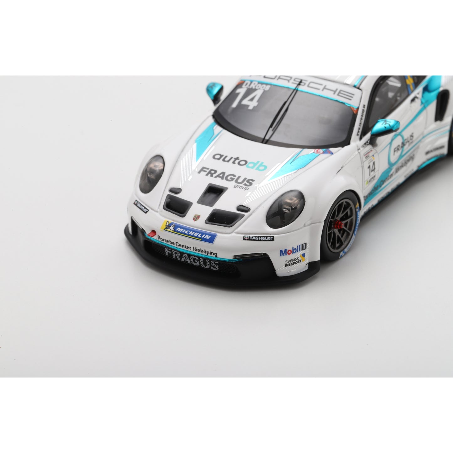 Spark S6341 1:43 - Porsche 911 GT3 Cup No.14 Porsche Carrera Cup Scandinavia Champion 2025 Daniel Ros