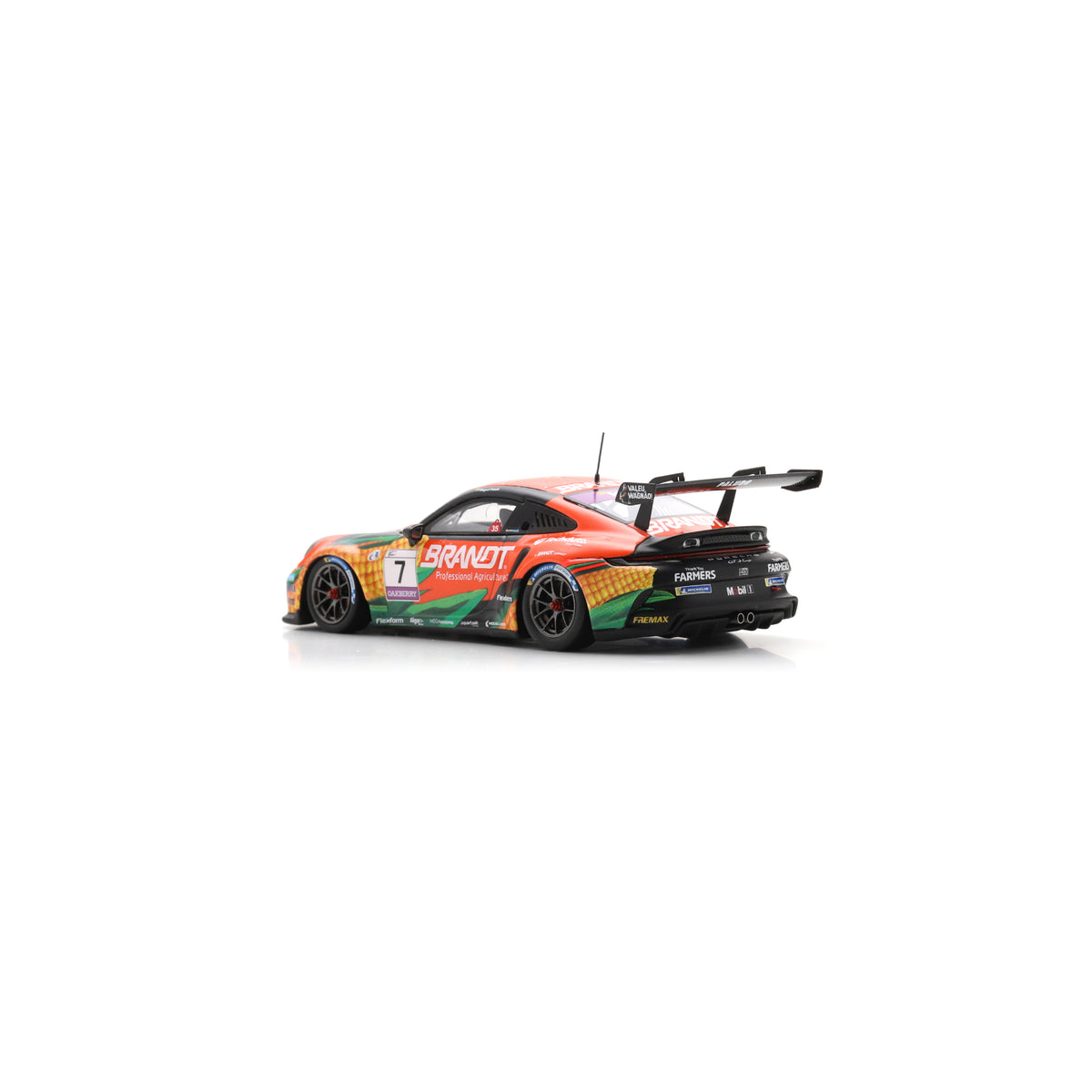 Spark S6342 1:43 - Porsche 911 GT3 Cup No.7 Porsche Carrera Cup Brazil Champion 2025 Miguel Paludo