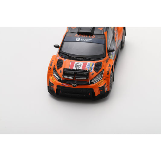 Spark S6871 1:43 - TOYOTA GR Yaris Rally 2 No.25 Red Grey Team 3rd RC2 Rally Sweden 2024 G. Linnamae - J. Morgan