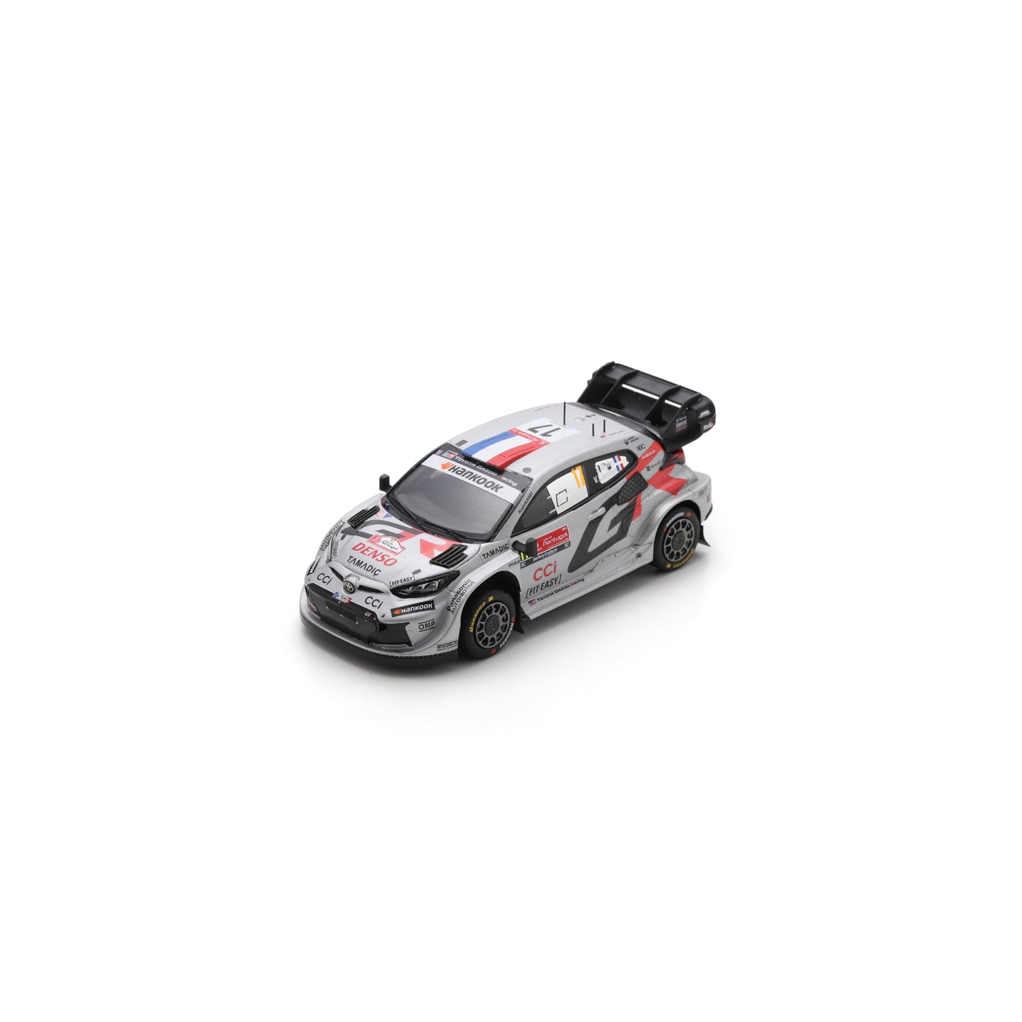 Spark S6901 1:43 - TOYOTA GR Yaris Rally1 N°17 TOYOTA GAZOO RACING WRT - Winner Rallye Portugal 2025 S. Ogier – V. Landais