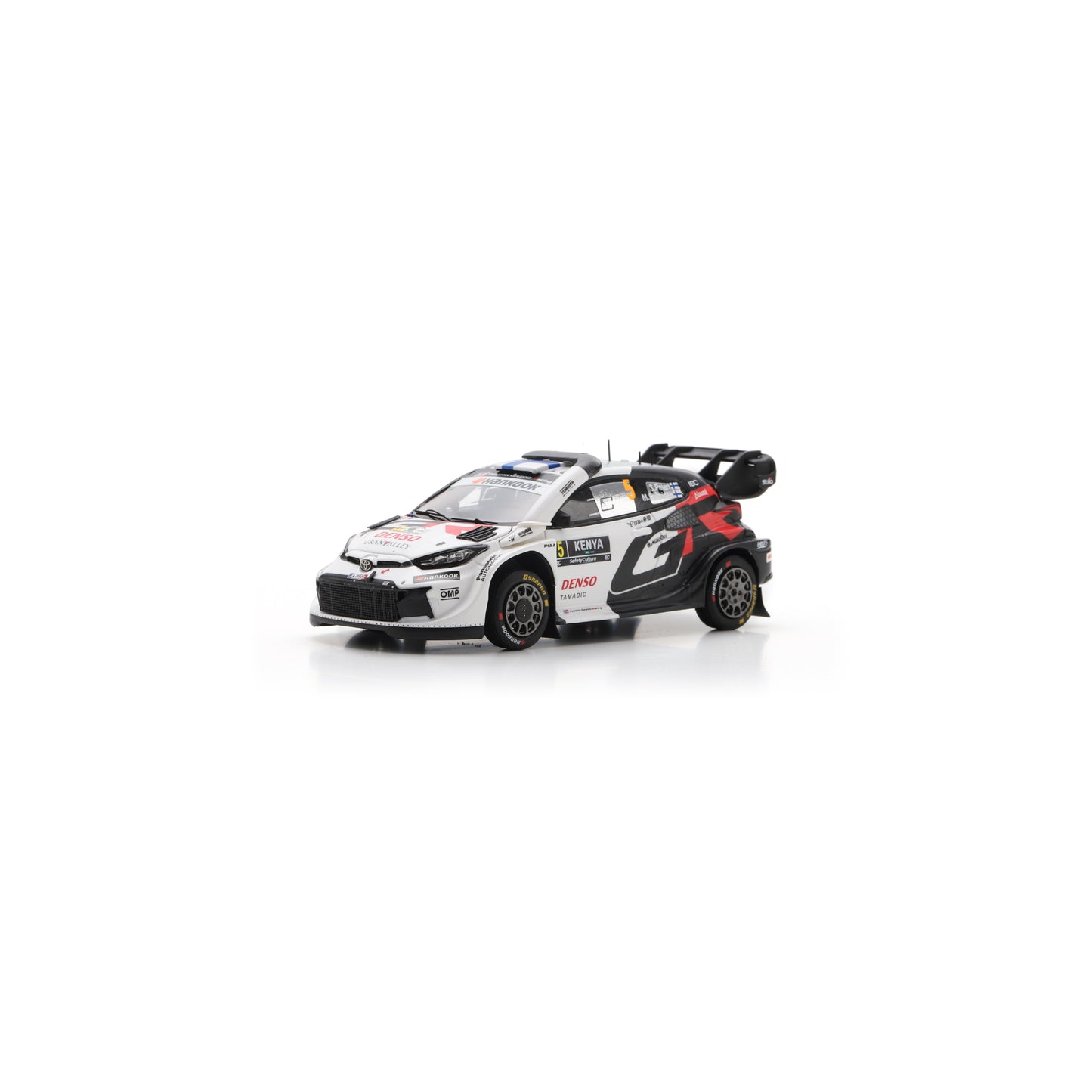 Spark S6903 1:43 - TOYOTA GR Yaris Rally1 N°5 TOYOTA GAZOO RACING WRT - 4th Safari Rally 2025 S. Pajari – M. Salminen 