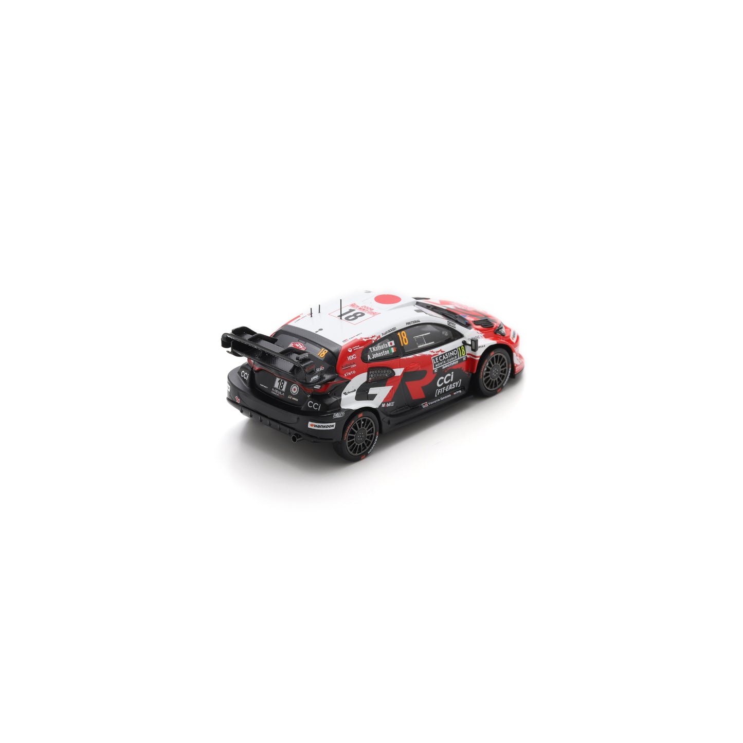Spark S6914 1:43 - TOYOTA GR Yaris Rally1 N°18 TOYOTA GAZOO RACING WRT Rallye Monte Carlo 2026 T. Katsuta - A. Johnston