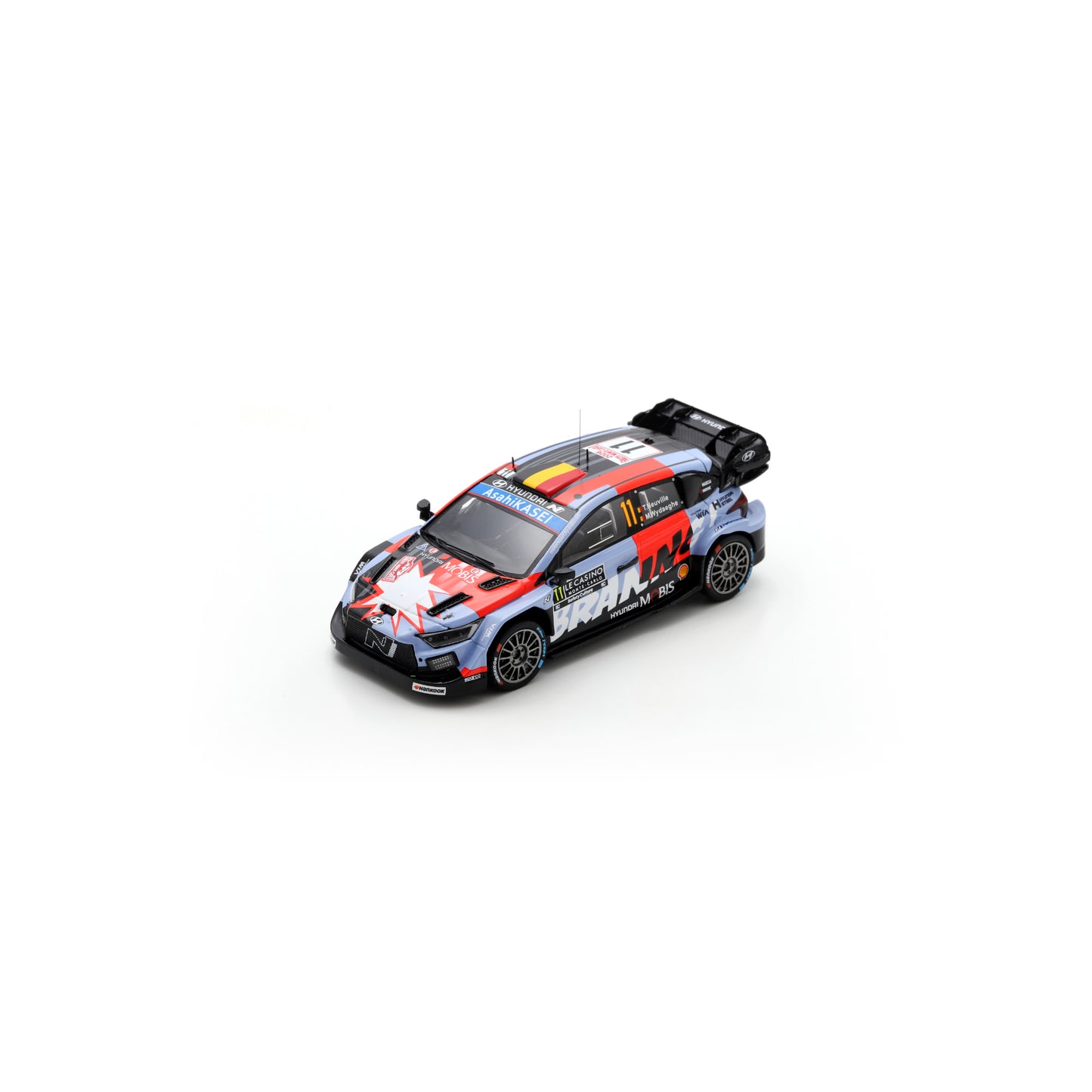 Spark S6917 1:43 - HYUNDAI i20 N Rally1 N°11 HYUNDAI SHELL MOBIS WORLD RALLY TEAM Rallye Monte Carlo 2026 T. Neuville - M. Wydaeghe