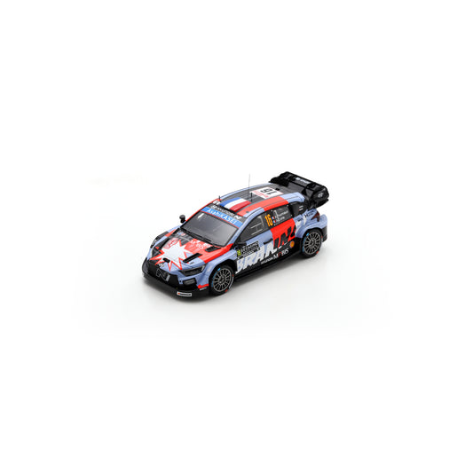 Spark S6918 1:43 - HYUNDAI i20 N Rally1 N°16  HYUNDAI SHELL MOBIS WORLD RALLY TEAM Rallye Monte Carlo 2026 A. Fourmaux - A. Coria