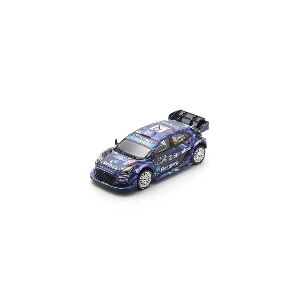 Spark S6919 1:43 - FORD Puma Rally1 N°13 M-SPORT FORD WORLD RALLY TEAM Rallye Monte Carlo 2026 G. Munster - L. Louka