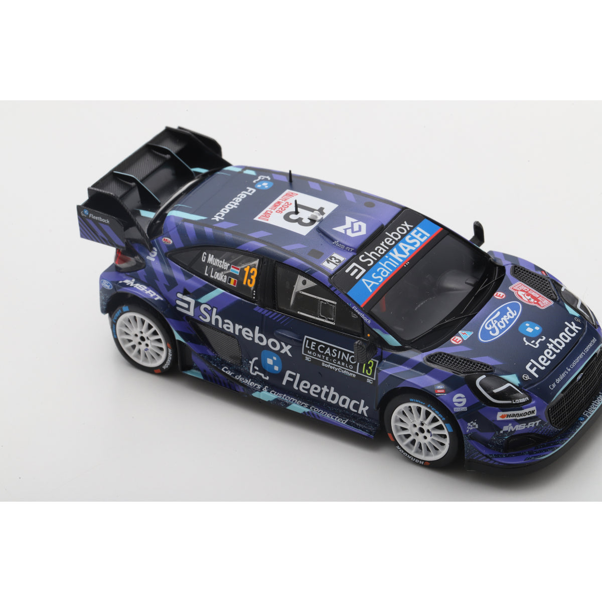 Spark S6919 1:43 - FORD Puma Rally1 N°13 M-SPORT FORD WORLD RALLY TEAM Rallye Monte Carlo 2026 G. Munster - L. Louka