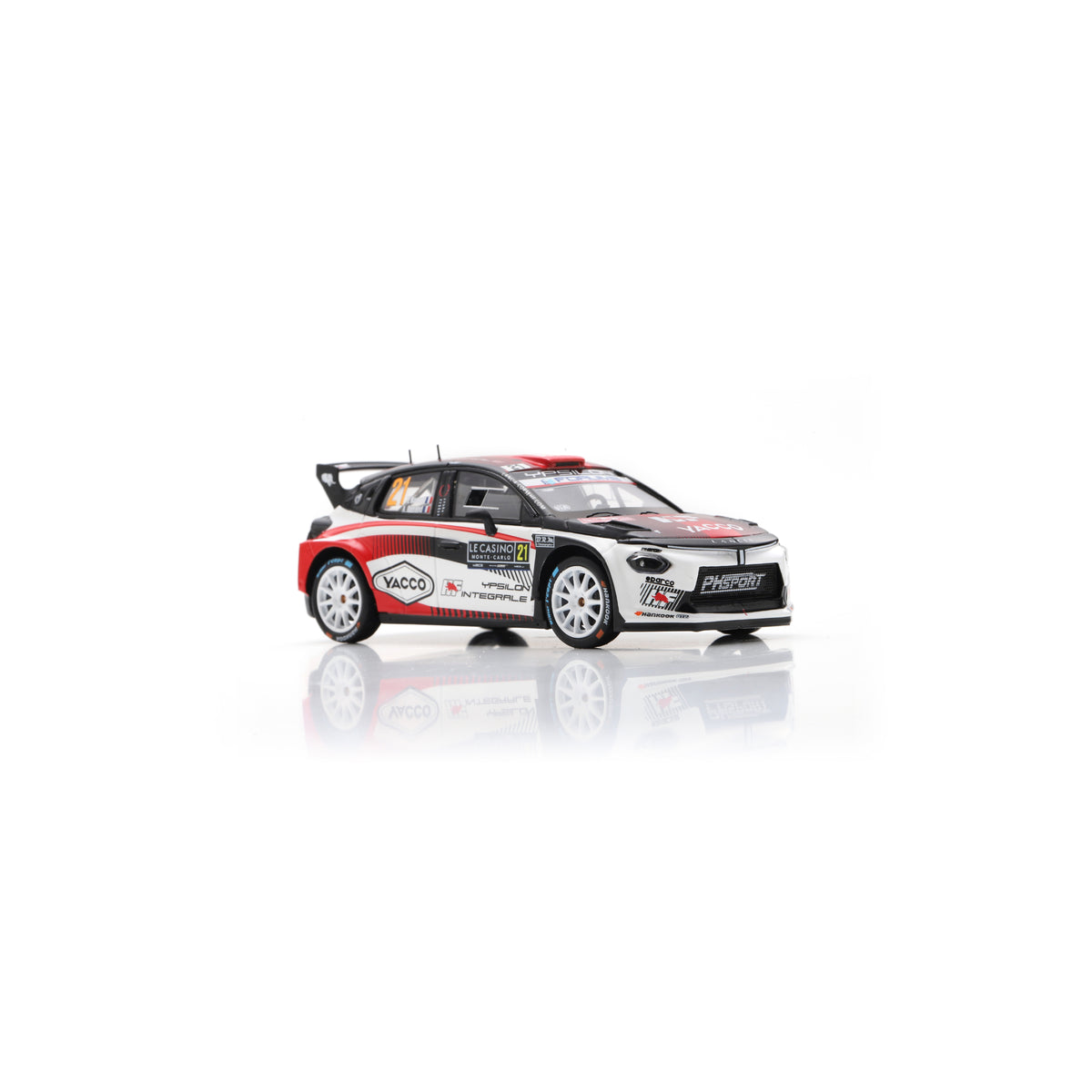 Spark S6923 1:43 - LANCIA Ypsilon HF N°21 LANCIA CORSE HF Rallye Monte Carlo 2026 Y. Rossel - A. Dunand