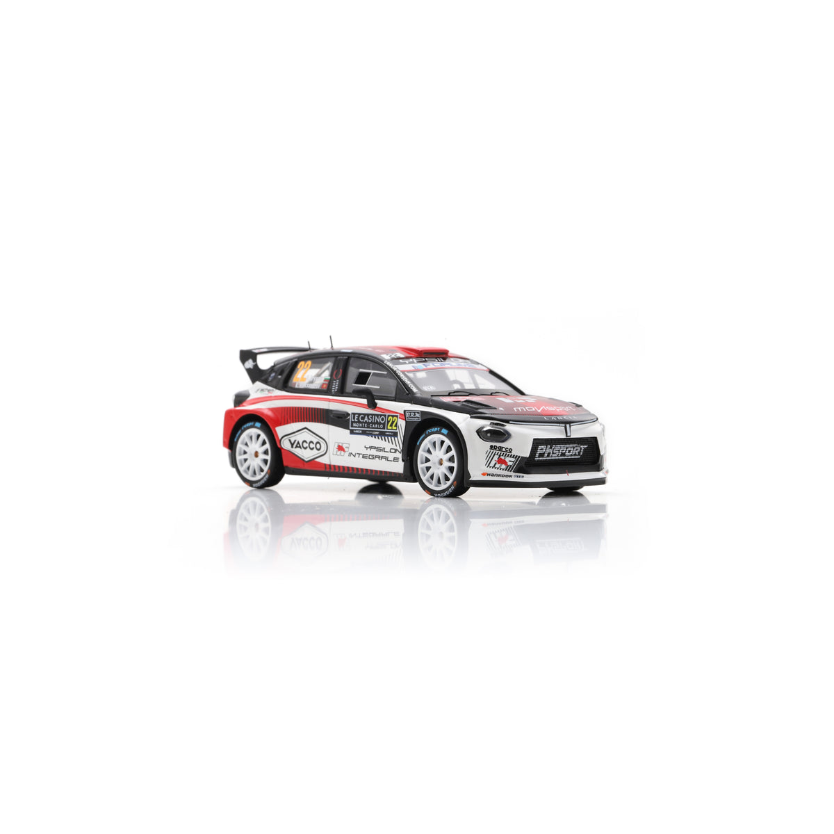 Spark S6924 1:43 - LANCIA Ypsilon HF N°22 LANCIA CORSE HF Rallye Monte Carlo 2026 N. Gryazin - K. Aleksandrov