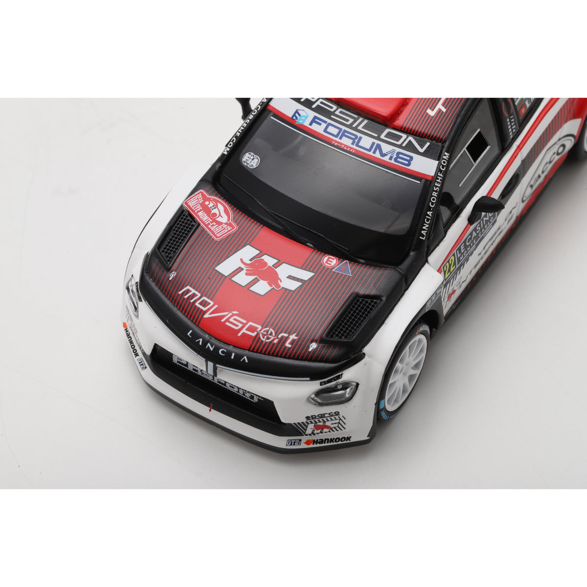 Spark S6924 1:43 - LANCIA Ypsilon HF N°22 LANCIA CORSE HF Rallye Monte Carlo 2026 N. Gryazin - K. Aleksandrov