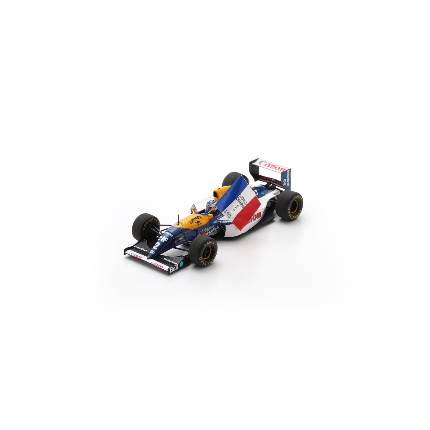 PRE-ORDER - Spark S7477 1:43 - WILLIAMS FW15C N°2 2nd Portuguese GP 1993 Alain Prost