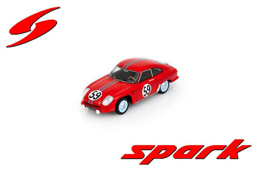 PRE-ORDER - Spark S8346 1:43 - DB HBR 4 No.59 24H Le Mans 1959 J. Faucher - G. Lafargue 