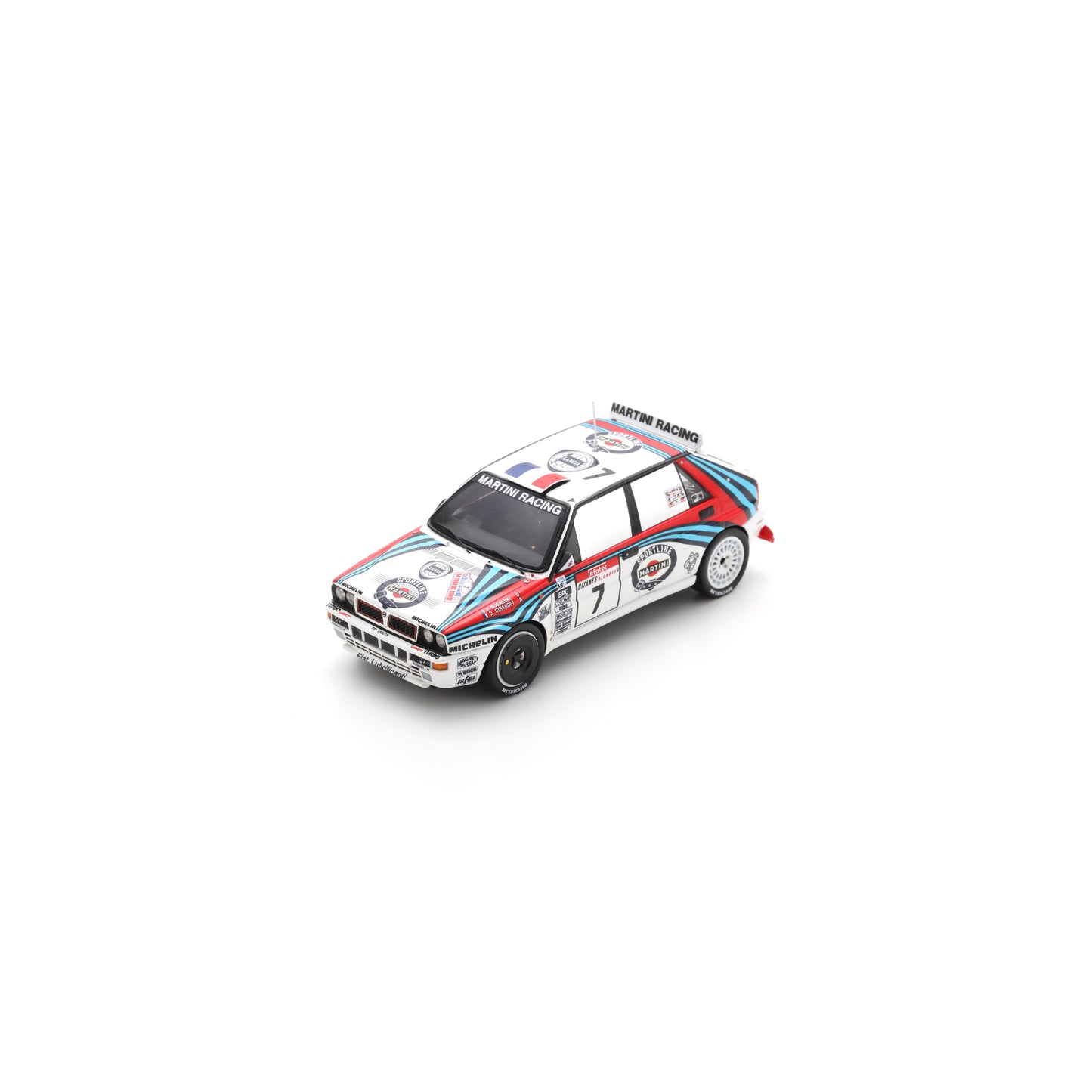 Spark S9018 1:43 - Lancia Delta HF Integrale EVO No.7 3rd Tour de Corse - Rally de France 1992 P. Bugalski - D. Giraudet