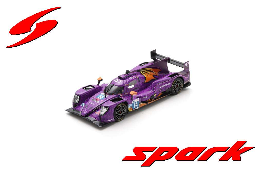 Spark S9132 1:43 - Oreca 07 - Gibson No.14 AO by TF Le Mans 24H 2024 PJ Hyett - L. Delétraz - A. Quinn