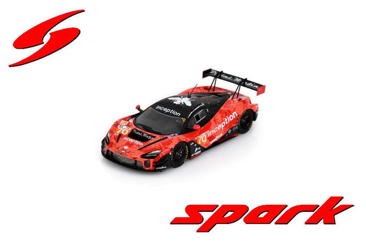 Spark S9152 1:43 - McLaren 720S GT3 Evo No.70 INCEPTION RACING Le Mans 24H 2024 B. Iribe - O. Millroy - F. Schandorff