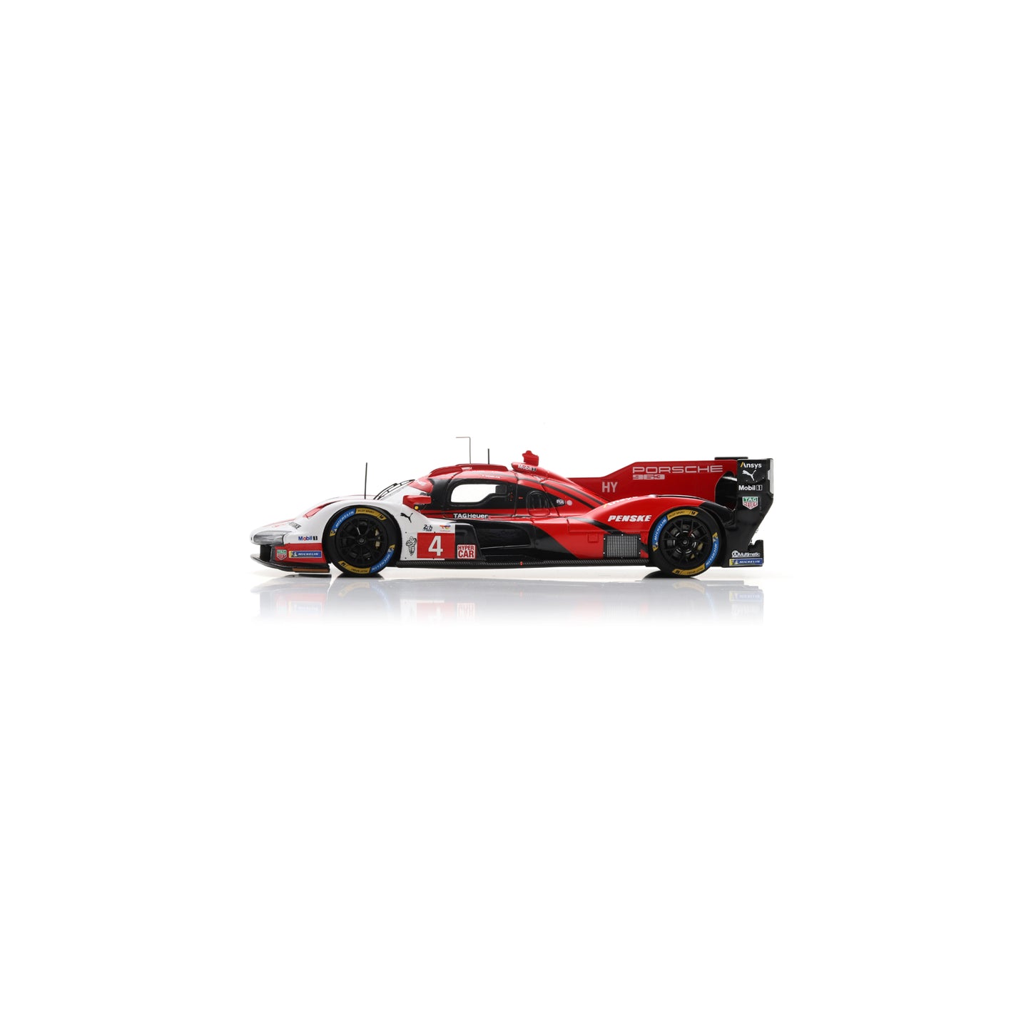 Spark S9256 1:43 - PORSCHE 963 N°4 - PORSCHE PENSKE MOTORSPORT - 8th Le Mans 24H 2025  F. Nasr - N. Tandy - P. Wehrlein