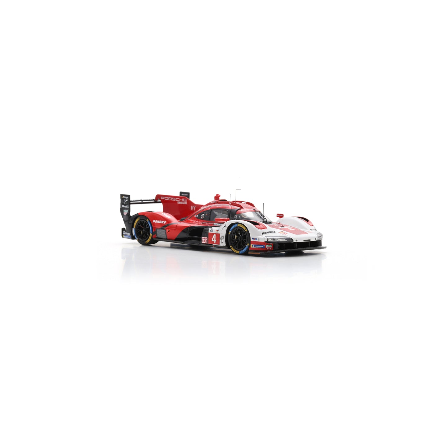 Spark S9256 1:43 - PORSCHE 963 N°4 - PORSCHE PENSKE MOTORSPORT - 8th Le Mans 24H 2025  F. Nasr - N. Tandy - P. Wehrlein