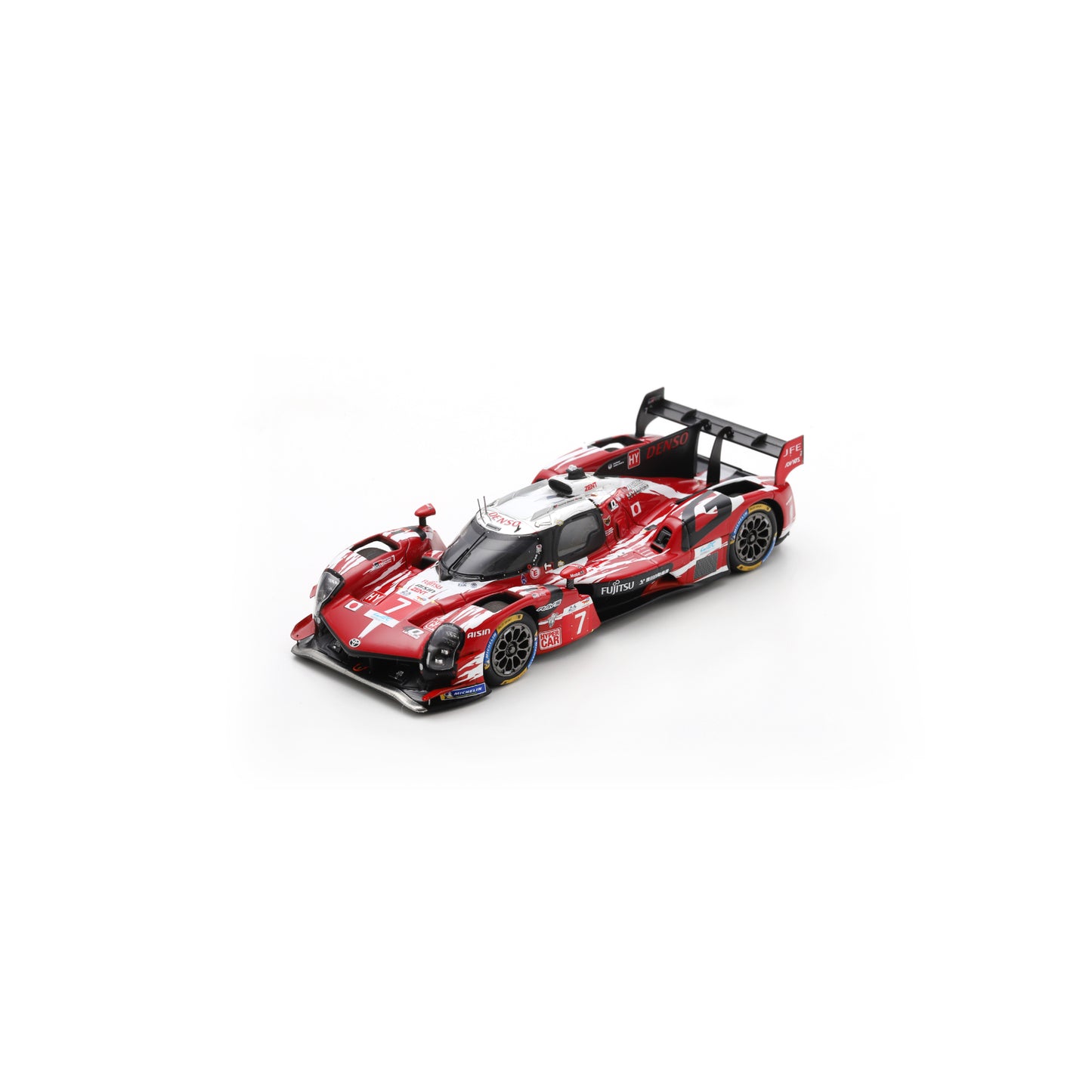 Spark S9259 1:43 - TOYOTA GR010 - Hybrid N°7 - TOYOTA GAZOO RACING - 5th Le Mans 24H 2025 M. Conway - K. Kobayashi - N. De Vries 