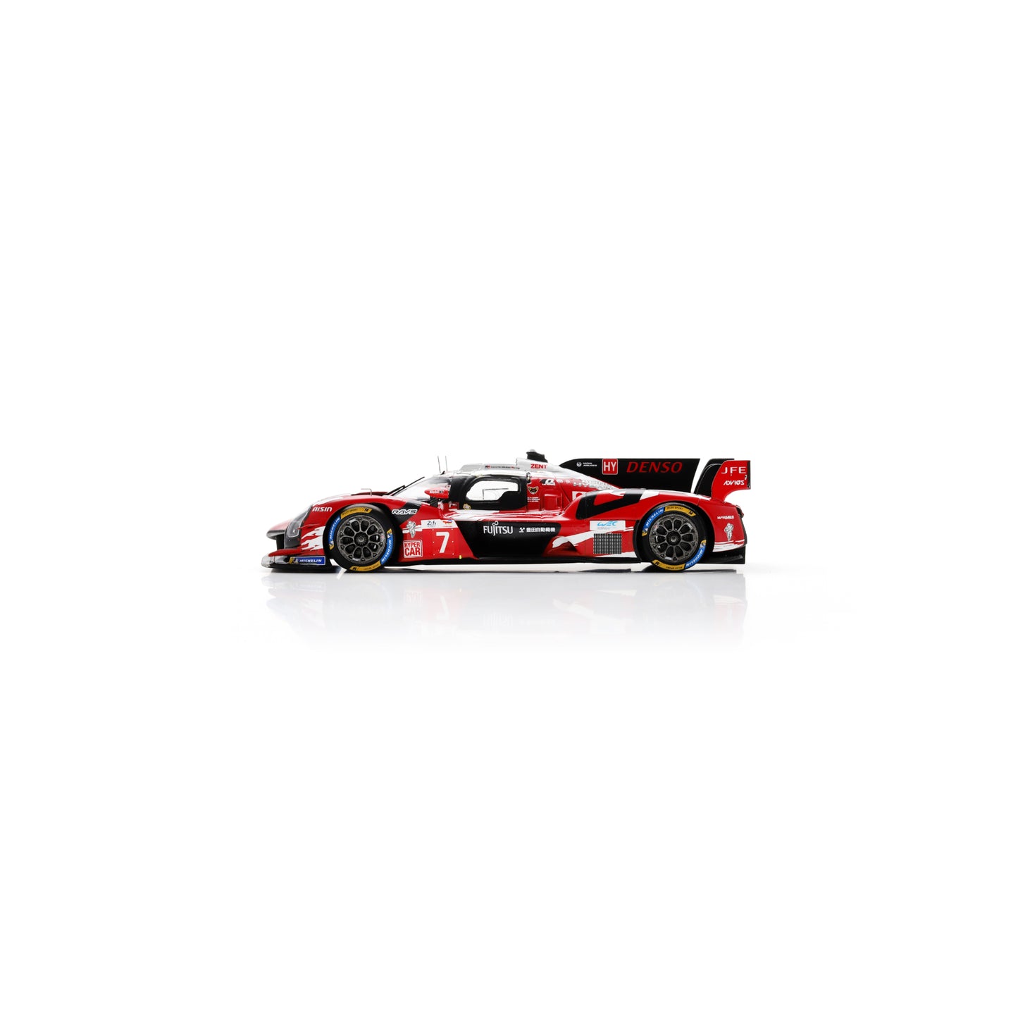 Spark S9259 1:43 - TOYOTA GR010 - Hybrid N°7 - TOYOTA GAZOO RACING - 5th Le Mans 24H 2025 M. Conway - K. Kobayashi - N. De Vries 