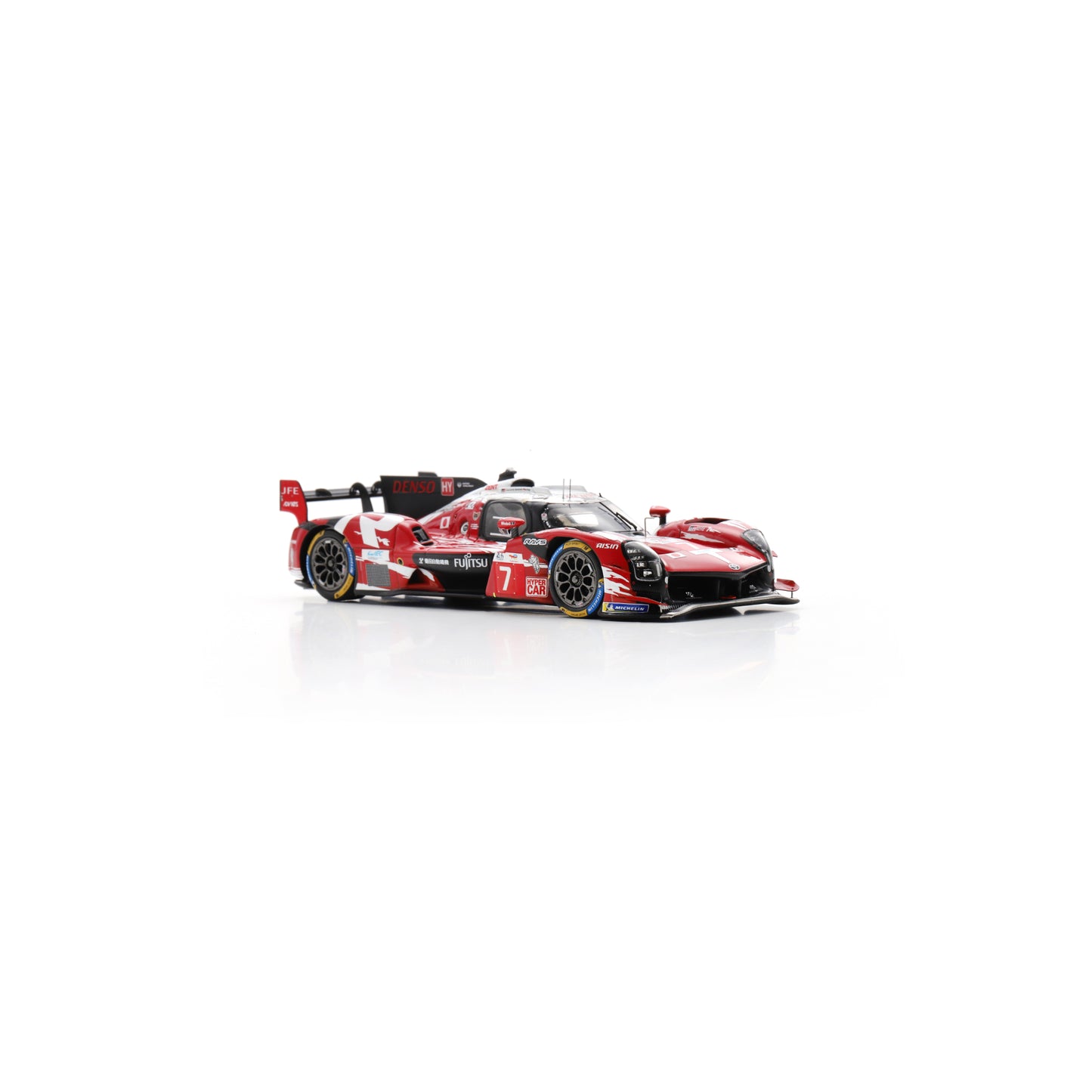 Spark S9259 1:43 - TOYOTA GR010 - Hybrid N°7 - TOYOTA GAZOO RACING - 5th Le Mans 24H 2025 M. Conway - K. Kobayashi - N. De Vries 