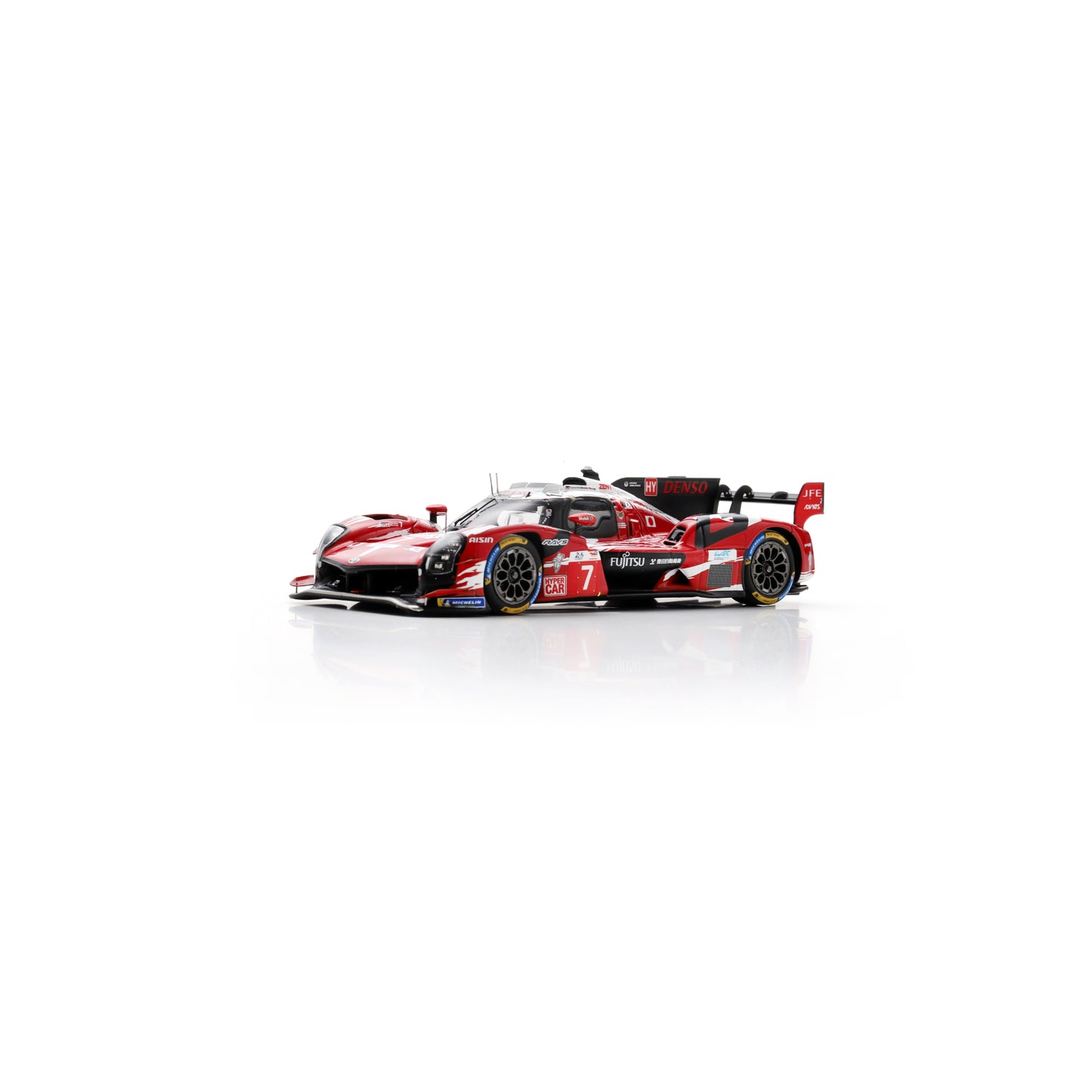 Spark S9259 1:43 - TOYOTA GR010 - Hybrid N°7 - TOYOTA GAZOO RACING - 5th Le Mans 24H 2025 M. Conway - K. Kobayashi - N. De Vries 