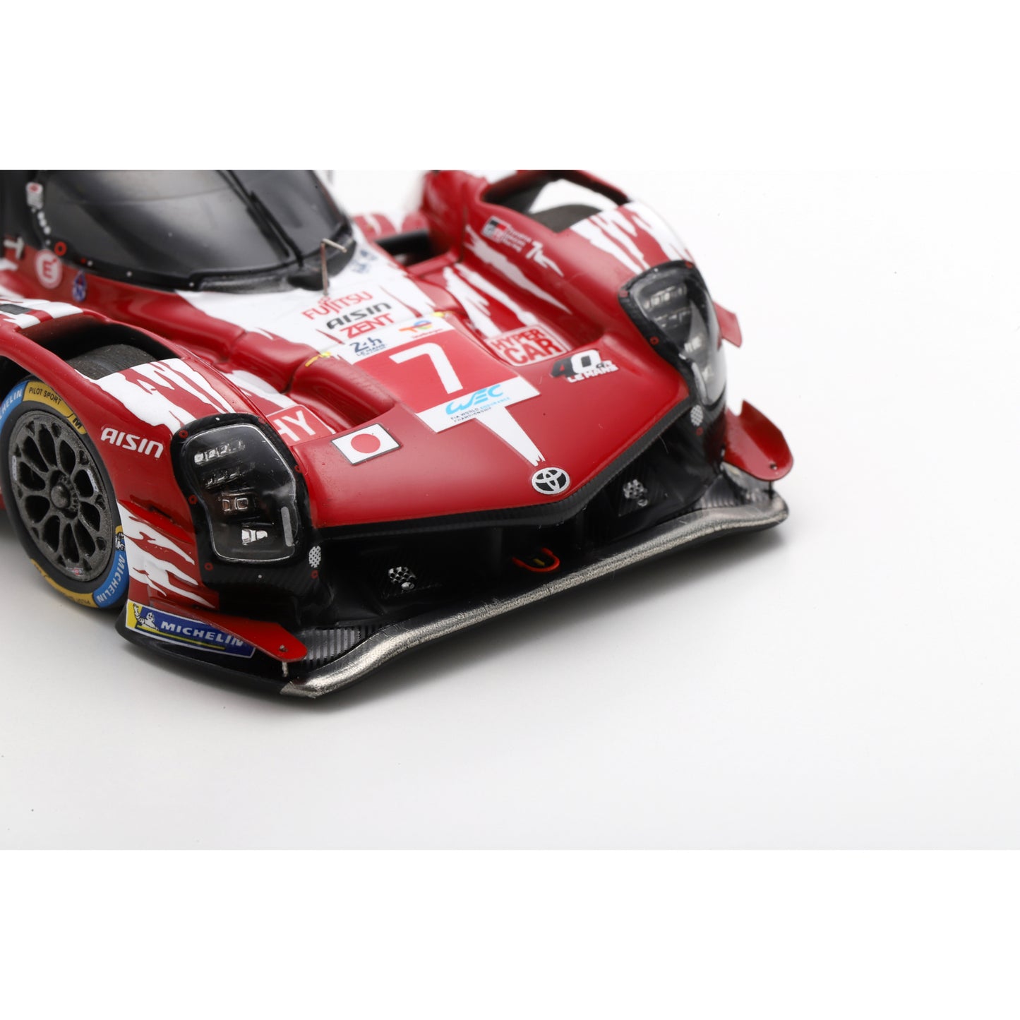 Spark S9259 1:43 - TOYOTA GR010 - Hybrid N°7 - TOYOTA GAZOO RACING - 5th Le Mans 24H 2025 M. Conway - K. Kobayashi - N. De Vries 