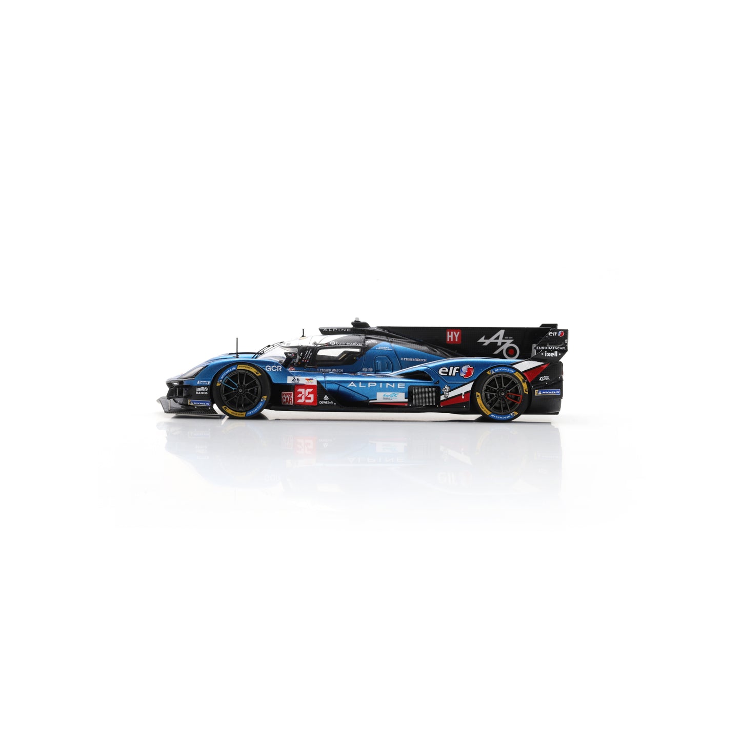 Spark S9264 1:43 - ALPINE A424 N°35 - ALPINE ENDURANCE TEAM - 9th Le Mans 24H 2025 P. Chatin - F. Habsburg - C. Milesi 