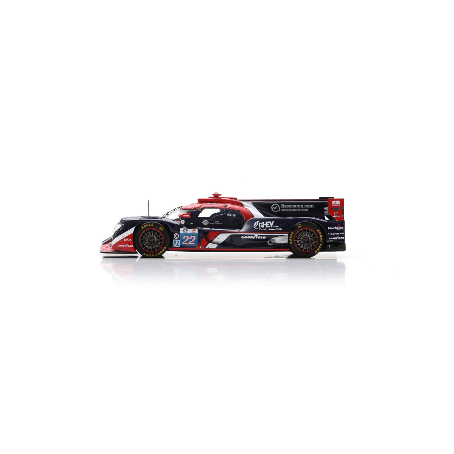 Spark S9276 1:43 - ORECA 07 - Gibson N°22 - UNITED AUTOSPORTS - Le Mans 24H 2025 R. Van Der Zande - P. Fittipaldi - D. Heinemeier Hansson