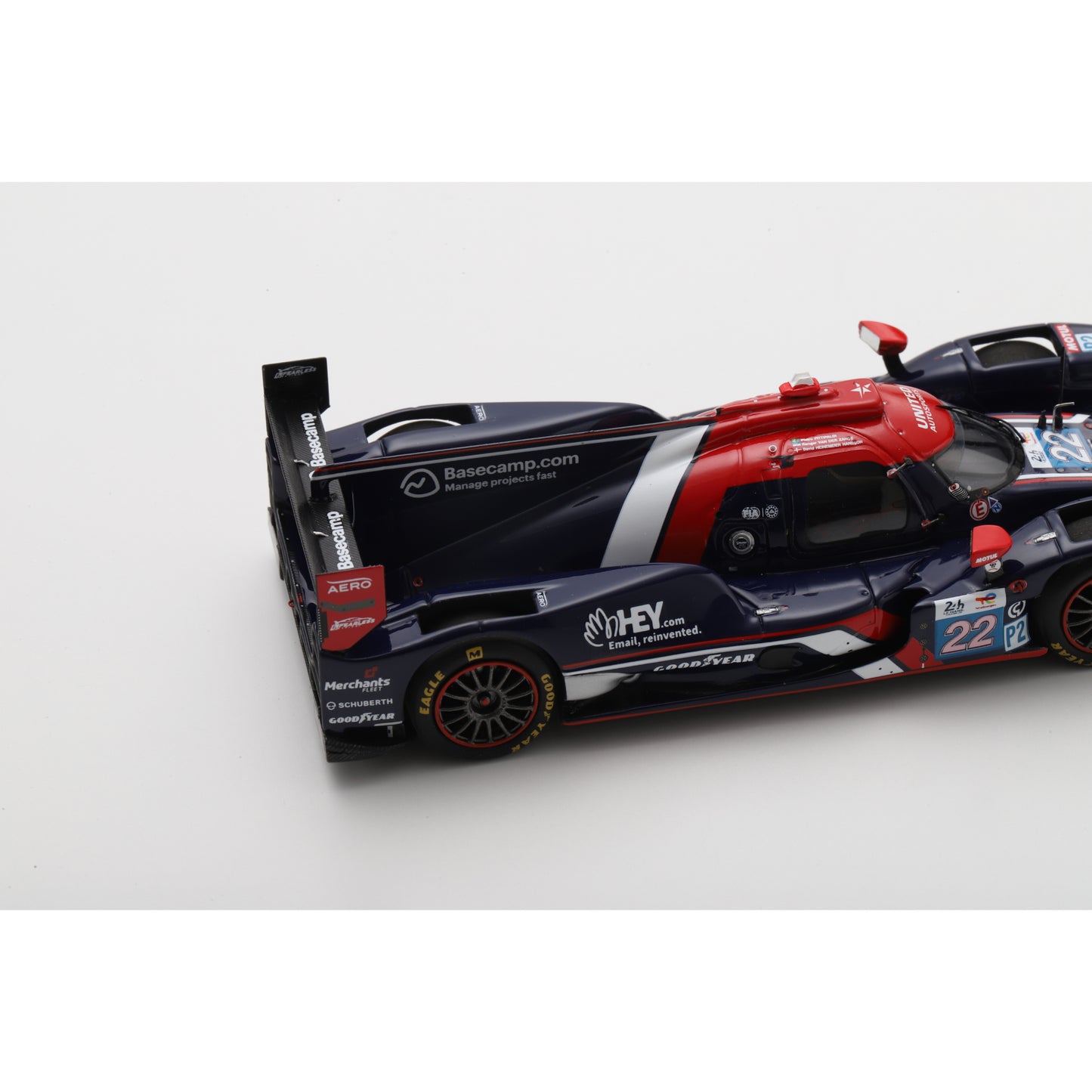 Spark S9276 1:43 - ORECA 07 - Gibson N°22 - UNITED AUTOSPORTS - Le Mans 24H 2025 R. Van Der Zande - P. Fittipaldi - D. Heinemeier Hansson