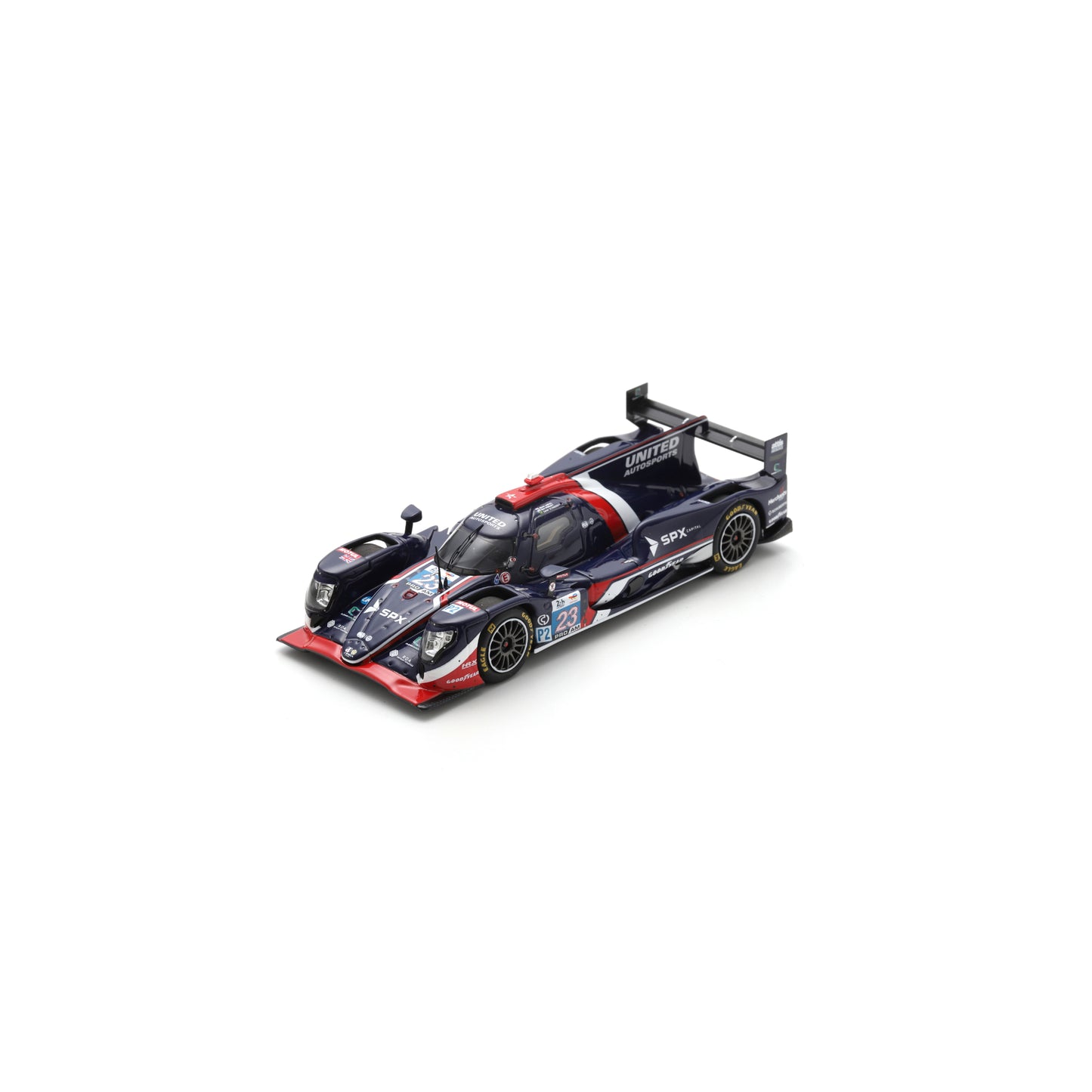Spark S9277 1:43 - ORECA 07 - Gibson No. 23 - UNITED AUTOSPORTS - Le Mans 24 Hours 2025 D. Schneider - O. Jarvis - B. Hanley