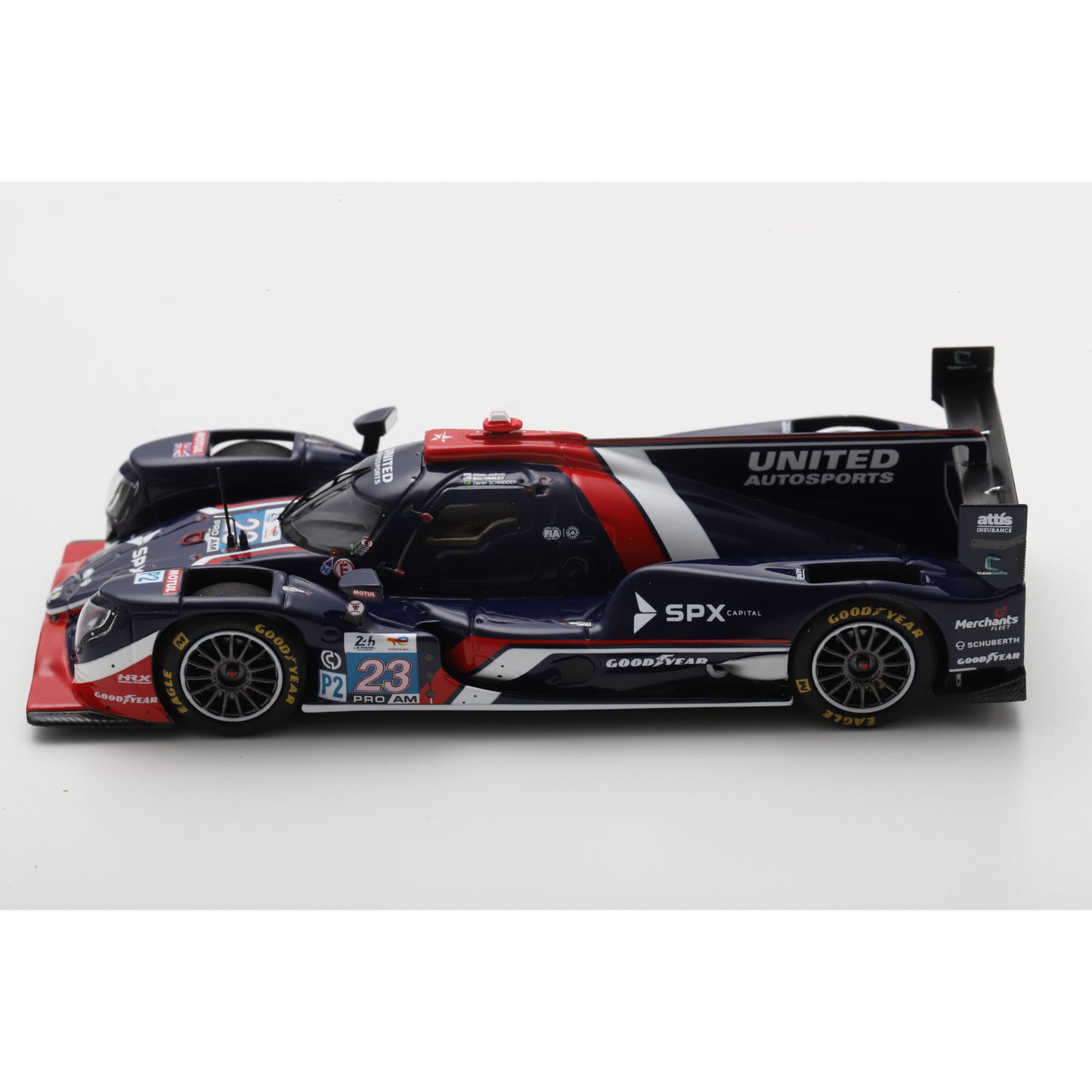 Spark S9277 1:43 - ORECA 07 - Gibson No. 23 - UNITED AUTOSPORTS - Le Mans 24 Hours 2025 D. Schneider - O. Jarvis - B. Hanley