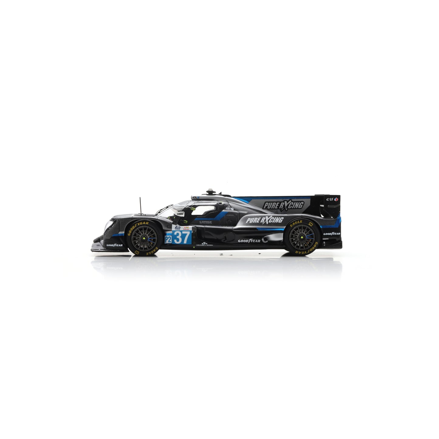 Spark S9283 1:43 - ORECA 07 - Gibson N°37 - CLX PURE RXCING - Le Mans 24H 2025  A. Malykhin - T. Blomqvist - T. Vautier