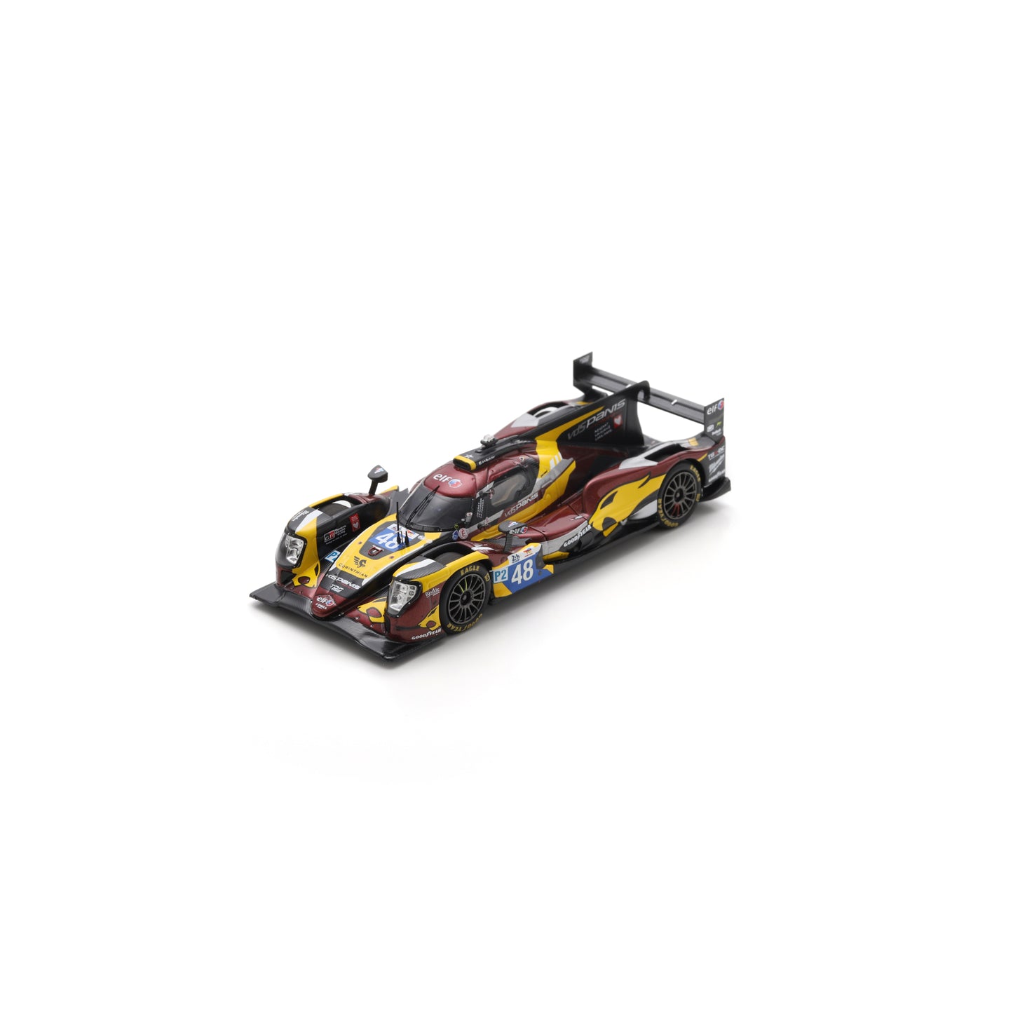 Spark S9286 1:43 - ORECA 07 - Gibson N°48 - VDS PANIS RACING - 2nd LMP2 Class Le Mans 24H 2025 O. Gray - E. Masson - F. Perera